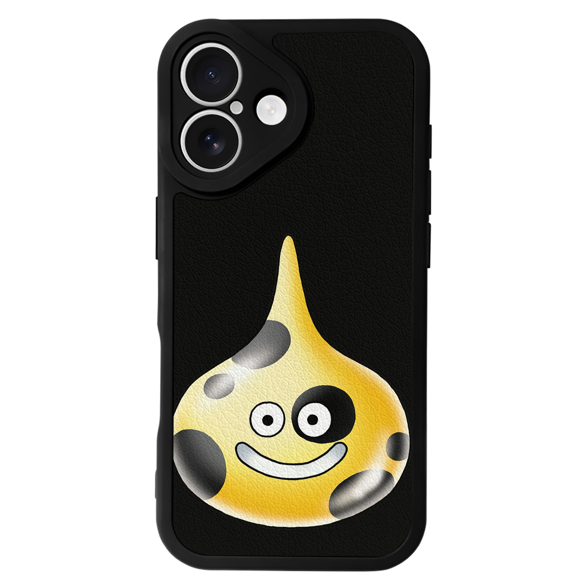 （画像用） ドラゴンクエスト Doragon Kuesuto Dragon Quest 【iPhone 16シリーズ対応】シリコンスマホケース（レザー調） 材質：シリコン